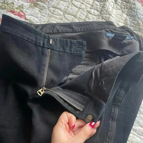 Vintage Ralph Lauren Velvet Straight Leg Pants - Picture 8 of 9